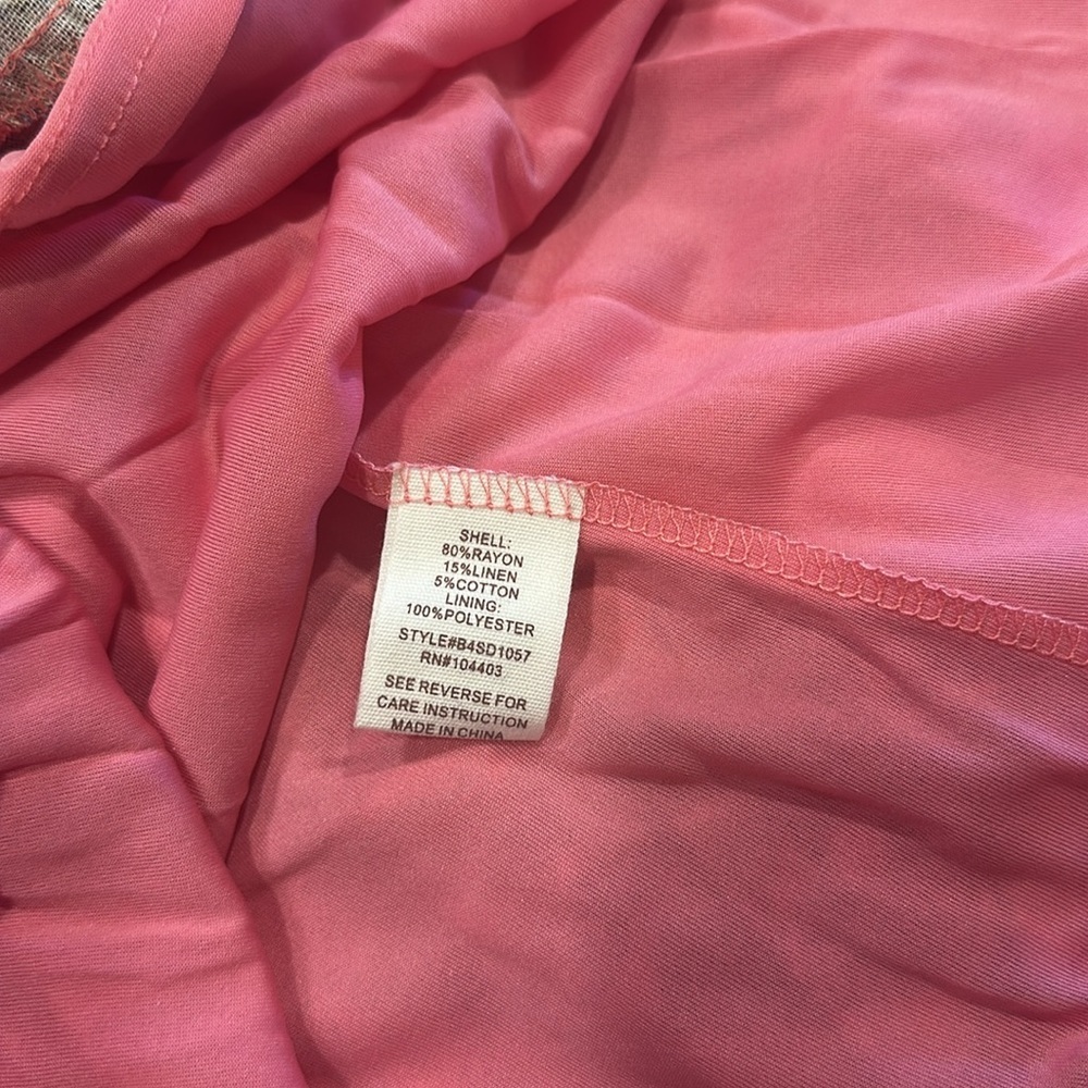 By The River Tropical Print Dress With Toucan Print Throughout Womens Size M - Picture 13 of 14